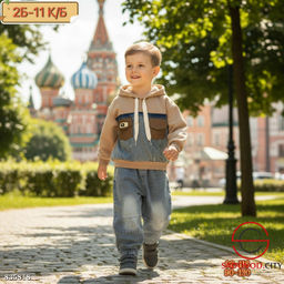 Костюм для мальчика джинсовый