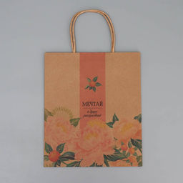 Цена за 2 шт. Пакет подарочный крафтовый, упаковка, Мечтай, ML 23?27?11.5 см