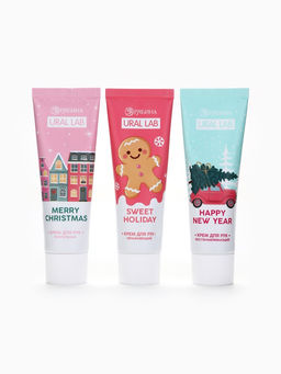 Крем для рук, новогодний набор 3 шт. ? 30 мл, нежная забота, URAL LAB  фото 3