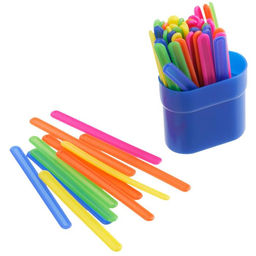 Цена за 10 шт. Счетные палочки 50 штук в пенале Calligrata, МИКС