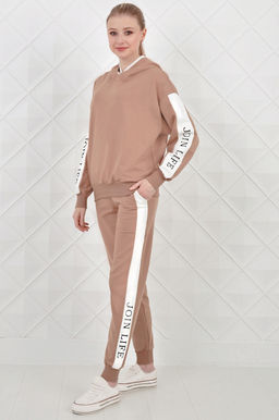 Арт. 2355 Костюм с брюками женский 44-52 (5 шт) Цвет:верх- лила, белый, низ- лила, белый - Калинка фото 7