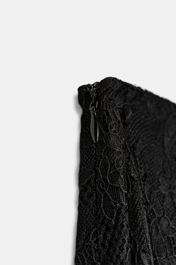 ZW COLLECTION LACE MIDI SKIRT - Zara фото 7