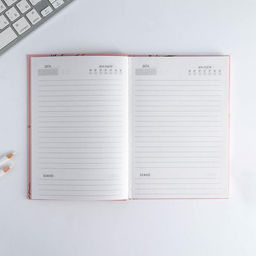 Набор «Цвети от счастья»: ежедневник 80 листов и ручка