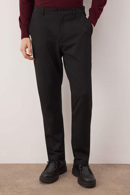 Lacivert Erkek Rahat Kesim Kumas Pantolon TMNAW26PL00025 - Trendyolmilla фото 9