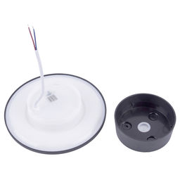 ULU-P35R-15W/3000K+4000K+6500K/D22 IP65 BLACK Светильник светодиодный уличный. Архитектурный накладной. С переключателем цвета свечения. Теплый(3000K)/Белый(4000K)/Дневной(6500K). Диаметр 22 см. Корпус черный. TM Uniel