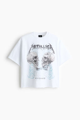Camiseta estampada de algod?n Oversized Fit - H&m фото 2