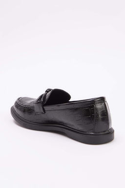 Siyah Fiyonklu Kad?n Loafer Ayakkab? TAKSS26LA00004 - Trendyolmilla фото 7
