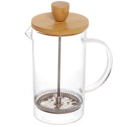Френч-пресс 600мл "Хай-Тек" с бамбуковой крышкой