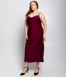 Платье #БШ2419, бургунди