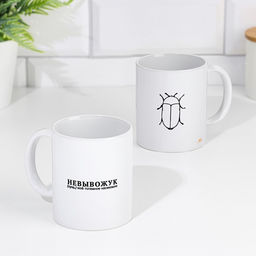 Кружка сублимация Невывожук, с нанесением, 320 мл