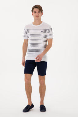 Erkek Slim Fit Bisiklet Yaka Beyaz Ti__rt Sepette S_rpriz _ndirim - U.s. polo assn фото 4
