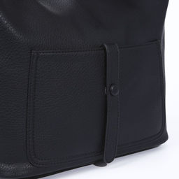 Сумка-тоут на молнии, 2 наружных кармана, цвет чёрный - Simaland фото 4