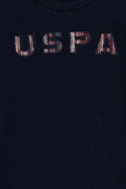 Erkek _ocuk Lacivert Bisiklet Yaka Kazak - U.s. polo assn фото 3