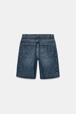 BERMUDA DENIM RELAXED TIRO MEDIO ZW COLLECTION / Azul medio - Zara фото 7