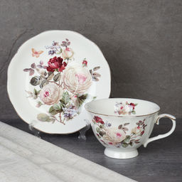 Чайный набор 12 предметов 250 мл на ножке / RS/12- FY230903 /уп 8/ - Галеонтрейд фото 4