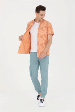 U. S. Polo Assn Мужская рубашка с коротким рукавом в плитку - U.s. polo assn фото 11