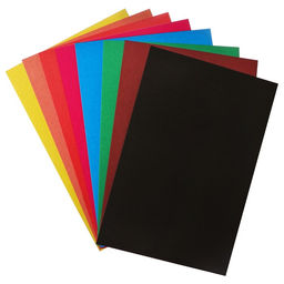 Цена за 2 шт. Картон цветной А4, 8 листов, 8 цветов, немелованный 370 г/м2, в папке