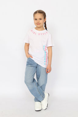 CRB wear/ HSJG 63849-20 Футболка для девочки,белый/Ex.Cherubino  фото 2