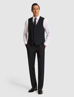 Siyah Slim Fit Yelek