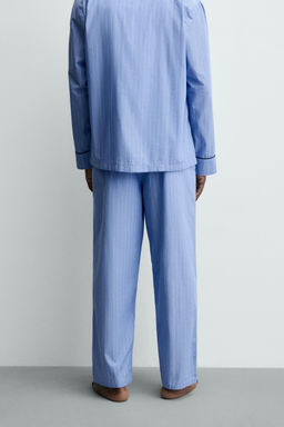 SET PIJAMA ESTRUCTURA VIVOS CONTRASTE / Azul - Zara фото 5