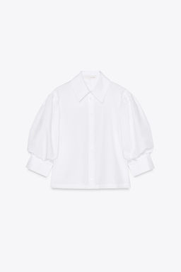 ZW COLLECTION POPLIN SHIRT - Zara фото 23