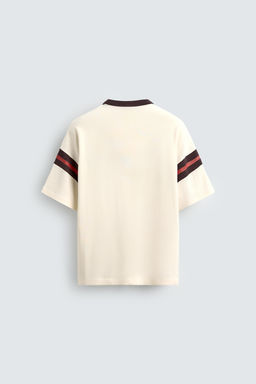 RIB STRIPE T-SHIRT - Zara фото 7