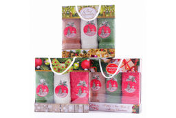 Набор полотенец махровых Гирлянда WR37 в сумочке МР+МР+МР