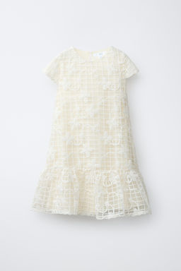 VESTIDO TUL FLORES / Crudo - Zara фото 2