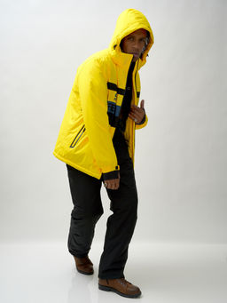 Горнолыжный костюм мужской зимний желтого цвета 370J - Mtforce фото 24