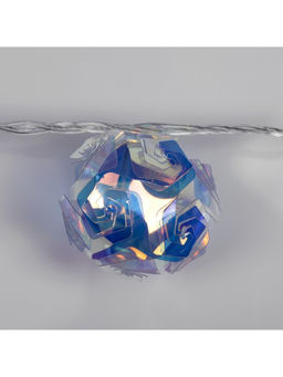 Гирлянда Нить 4.5 м с насадками Цветочные шары, IP20, прозрачная нить, 15 LED, свечение белое, 220 В - Luazon lighting фото 7