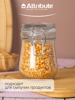 Набор банок 2шт 0.5л с бугельным замком - Attribute фото 5