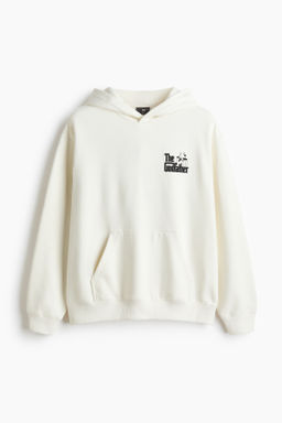 Sudadera estampada con capucha Loose Fit