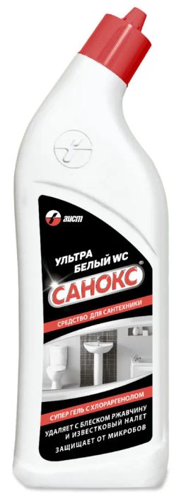 САНОКС УЛЬТРА БЕЛЫЙ чистящее средство д/сантехники 750мл