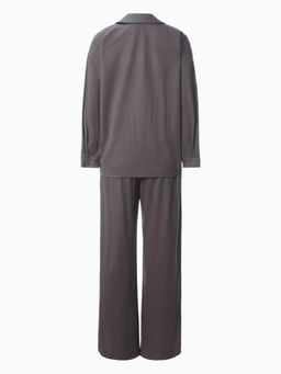 Костюм женский: рубашка, брюки, топ, KAFTAN Base, размер 50, графитовый