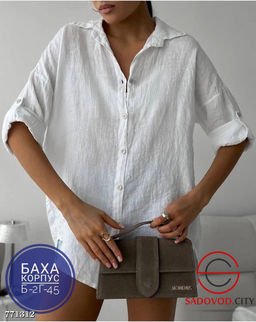 Женская свободная рубашка - Bruno фото 2