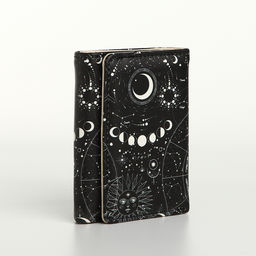 Кошелёк женский на кнопке, 10.5×2.5×8.5 см, чёрный/белый