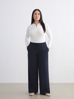 Beli Lastikli Geni? Pa?a Kad?n Pantolon