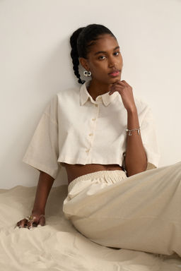 Брюки на резинке изо льна - Mollis фото 2