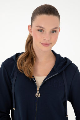 Женский темно-синий свитшот Неожиданная скидка в корзине - U.s. polo assn фото 10