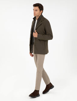 Норковые брюки узкого кроя из парусины - Cacharel фото 3