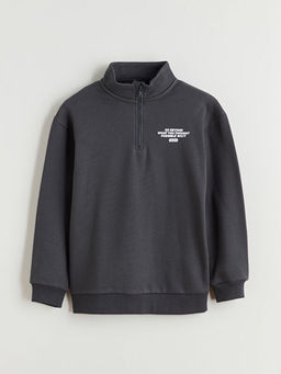 Dik Yaka Erkek ?ocuk Sweatshirt