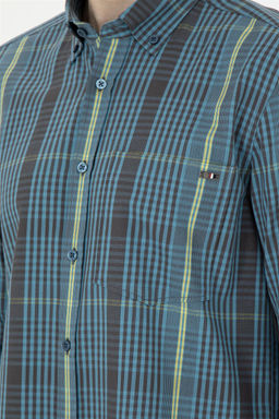 Мужская рубашка Petrol с длинным рукавом - U.s. polo assn фото 7