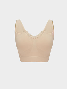 Balensiz Dolgusuz D?z Seamless Sporcu S?tyen