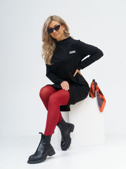 854 Платье "черный"