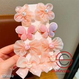 Набор детских заколок с бантом для волос