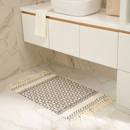 Коврик для дома SL Home Cotton, 60×90 см, бежевый