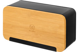 Хлебница 33*13*18 см Черная с бамбуковой крышкой-доской - Elan gallery фото 19