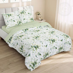 Постельное белье Илона с простынью на резинке (поплин DE LUXE) Евро/Пододеяльник: 1 шт. - 215*200; Простыня на резинке: 1 шт. - 200*180*25; Наволочка: 2 шт. - 70*70; DE LUXE с простынью на резинке