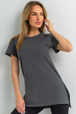 Удлиненная женская футболка с разрезами Happyfox - Happy fox фото 11