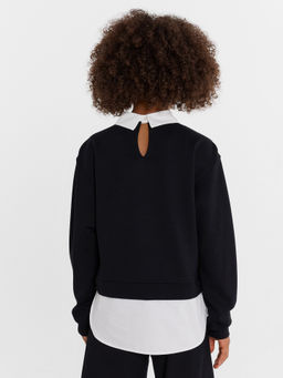 Джемпер для девочек в черном цвете - Mark formelle фото 4